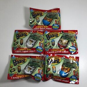Mighty Beanz Series 2 lot of 5 blind bags